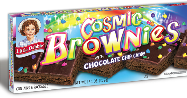 Lil Debbie Cosmic Brownies - Little Debbie Cosmic Brownies (600x429), Png Download