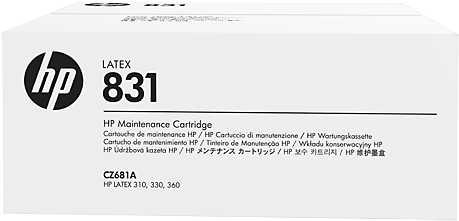 Hp 831 Maintenance Cartridge For Hp Latex 310, 315, - Hp 831 Maintenance Cartridge (474x356), Png Download