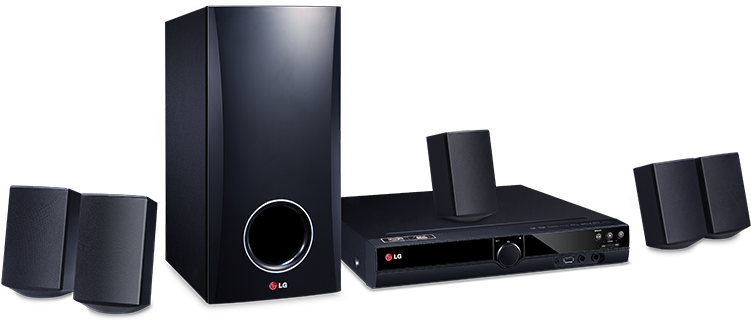 300w Dvd Home Theater System - Lg Home Theater Bh4030s (450x370), Png Download