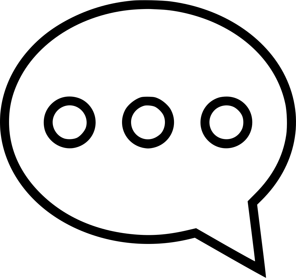 Chat Bubble Conversation Talk Speak Message Comments - Icon (980x922), Png Download