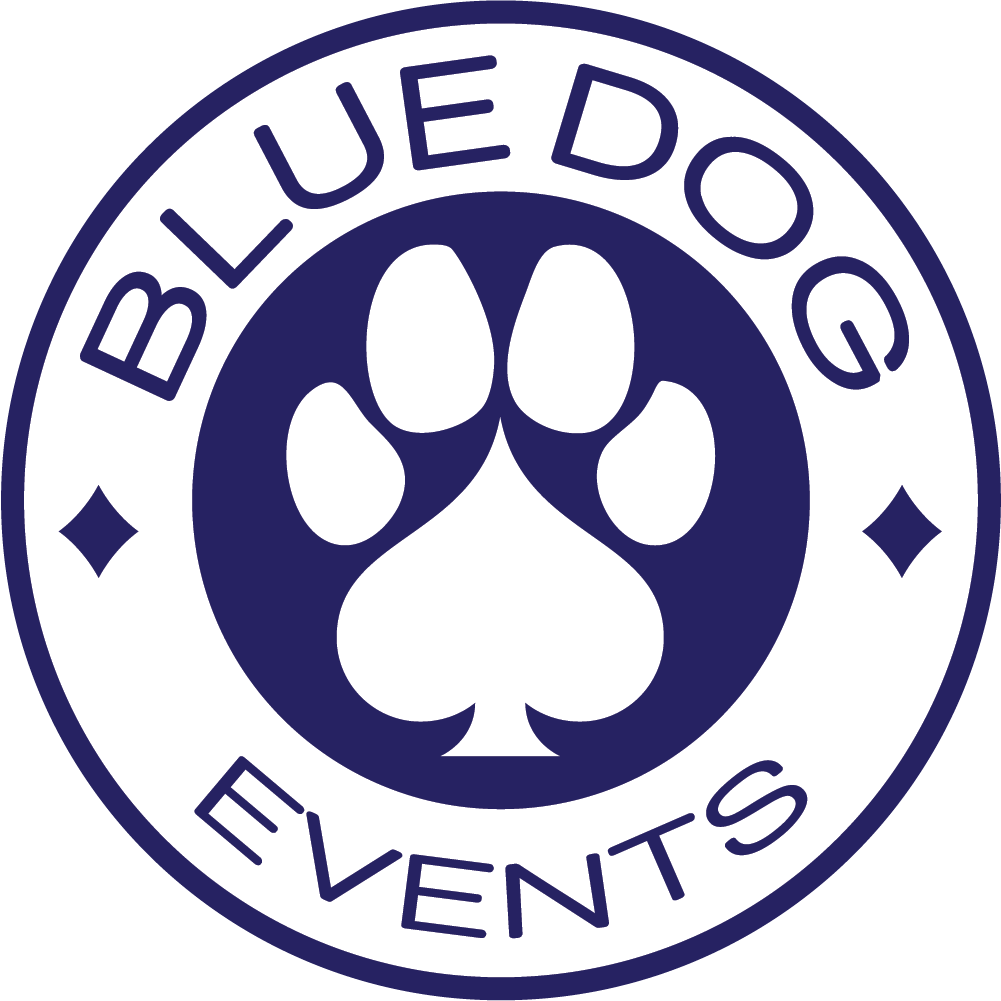 Blue Dog Events (1001x1001), Png Download