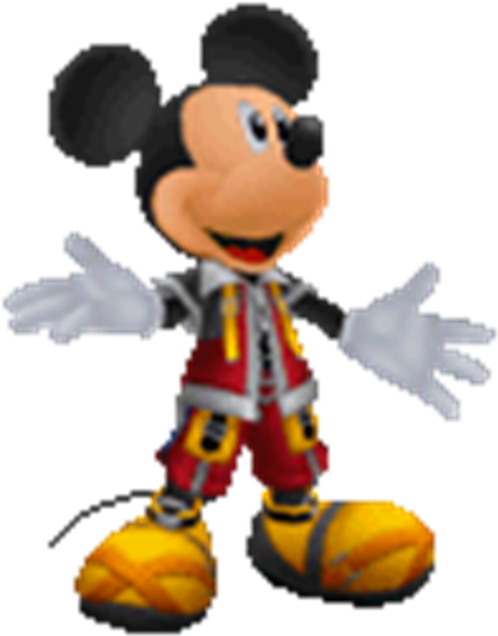 Mickey Talk Sprite Khrec - Mickey From Kingdom Hearts (529x657), Png Download