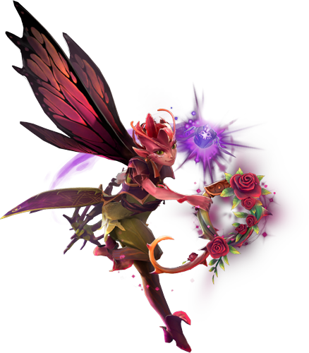 Https - //steamcdn-a - Akamaihd - 2 - Png - Dark Willow Dota 2 Png (438x500), Png Download