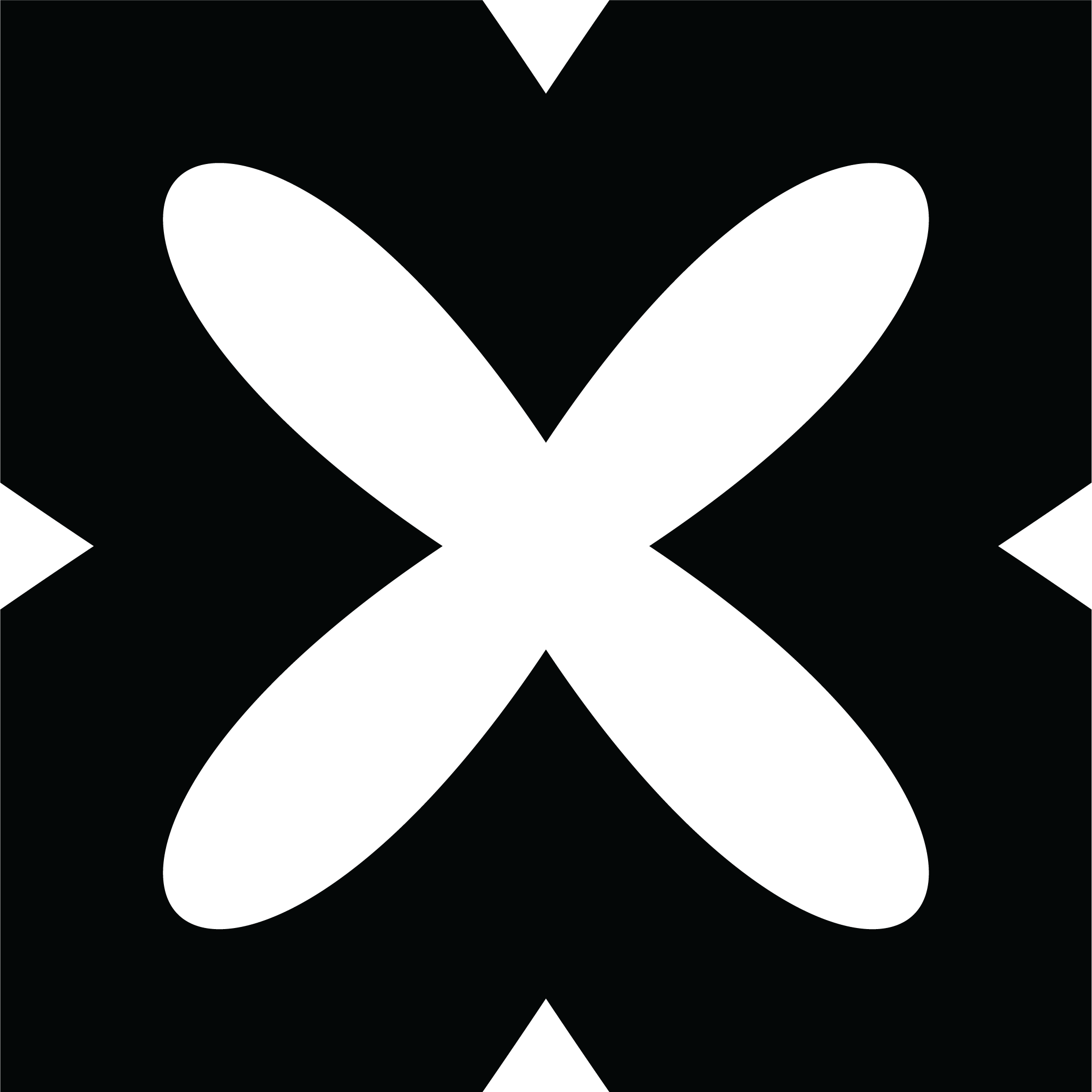 Tile 2 Black - Clip Art Plane White (2052x2051), Png Download