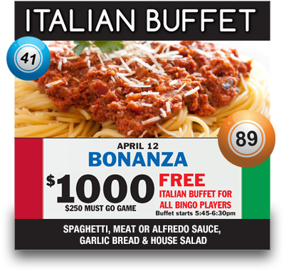 Bingo Bonanza And Italian Buffet - Tasteful Memories: A Collection Of Family Comfort Food (400x430), Png Download