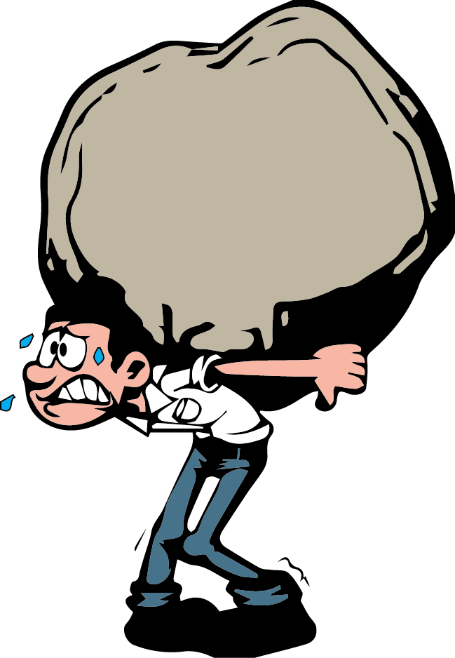 Carry heavy things. Carrying a heavy box. Человек под камнем. Падающие камни. Человек с тяжелой ношей.