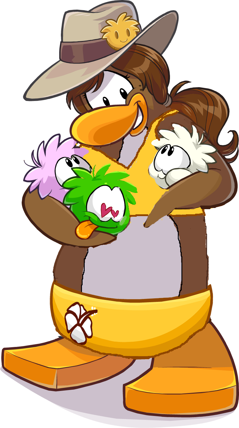 Ph Swim - Club Penguin Ph (793x1420), Png Download