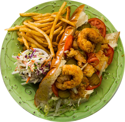 Plate Of Crab Plate Of Fried Seafood - Seafood Salad Plate Png (524x510), Png Download