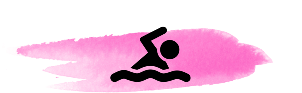 Swim - Water Baby (1000x361), Png Download