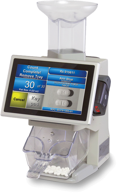 Kl1plus Pharmacy Tablet Counter Front - Kirby Lester Kl1 Plus (392x626), Png Download