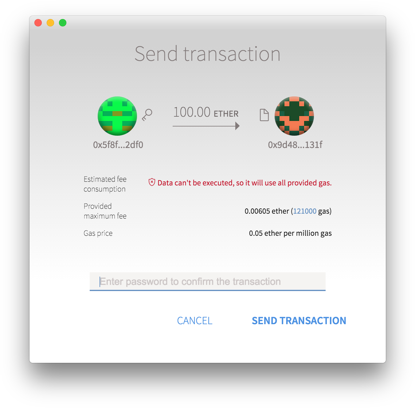 Crowdsale Error - Ethereum (1384x1354), Png Download