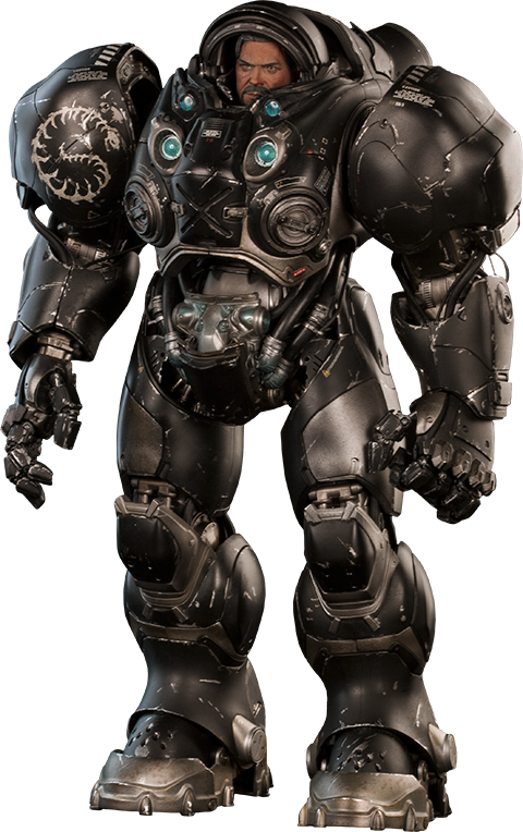 Starcraft Marine Png - Starcraft 2 Raynor Png (480x764), Png Download
