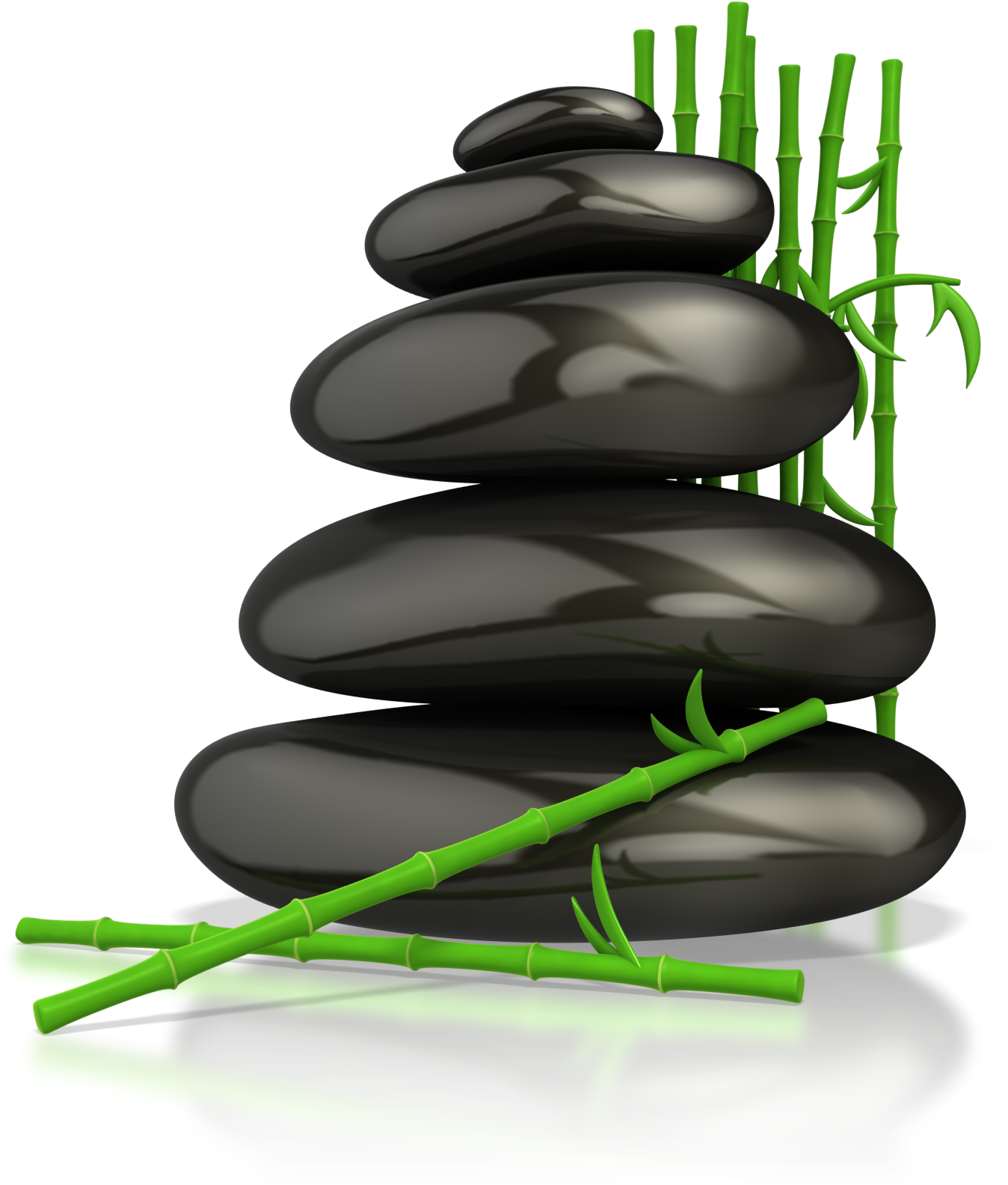 Massage Stones - Massage Rocks Clipart (1600x1600), Png Download