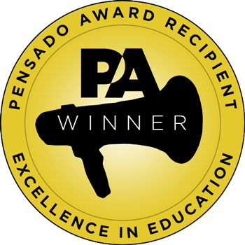 Recipient For Pensado Award For Excellence In Education - Award (350x350), Png Download