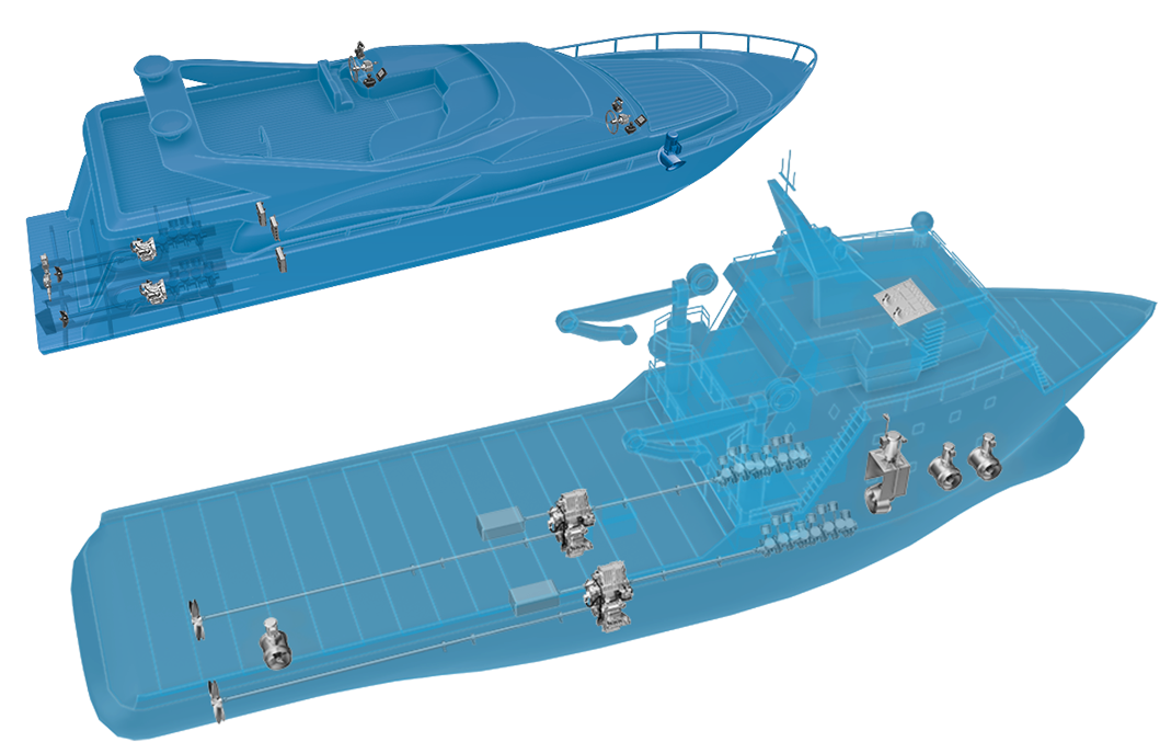 Zf Technology For Marine Propulsion Systems - Product (1068x693), Png Download