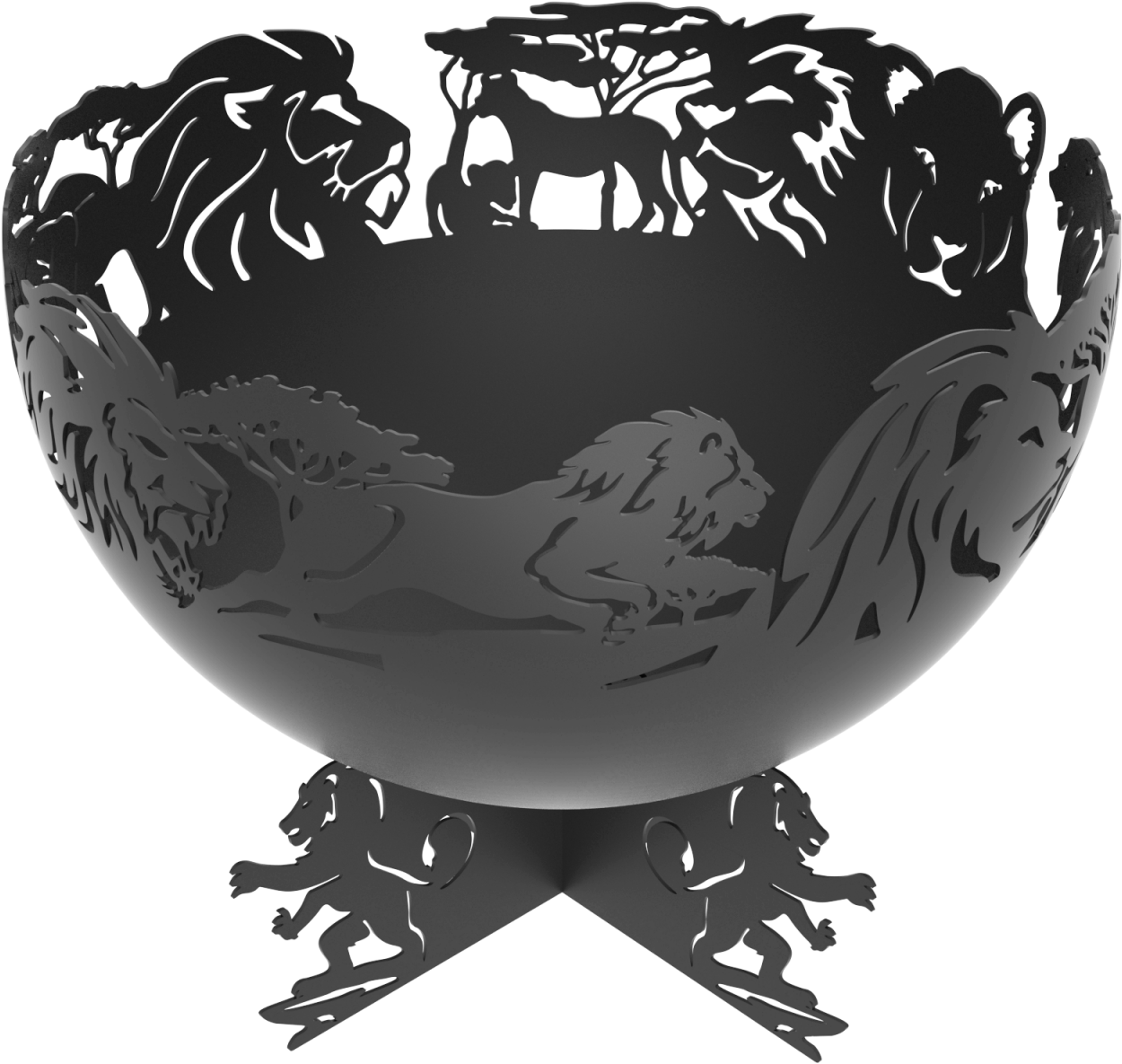 Lions Fire Bowl - Lions Fire (1600x1600), Png Download