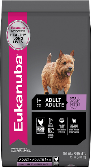 Front2 - Eukanuba Adult Small Breed Dog Food 28 Lbs (300x546), Png Download