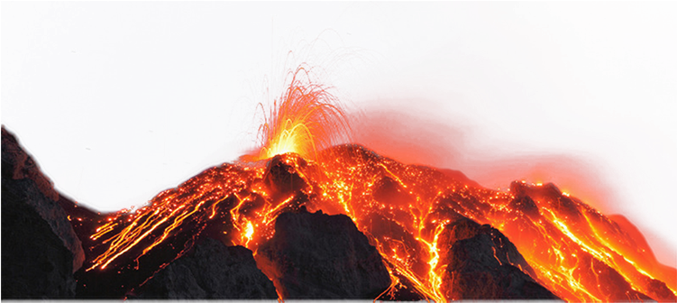 Picture Library Stock Ku Blauea Mauna Loa Puu Bbu U - Only Continent Without Active Volcanoes In Australia (750x500), Png Download