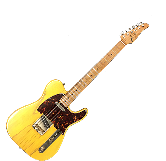 Tom Anderson T Icon In-distress 2018 Translucent Butterscotch - 52 Telecaster (600x600), Png Download