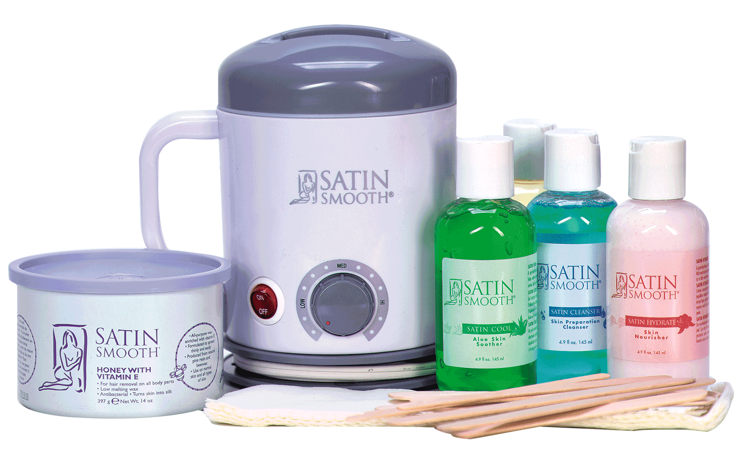 Student Wax Starter Kit - Satin Smooth Student Wax Starter Kit (1600x1600), Png Download