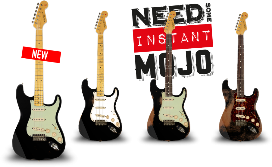 Distress - Fender Stratocaster (1024x629), Png Download