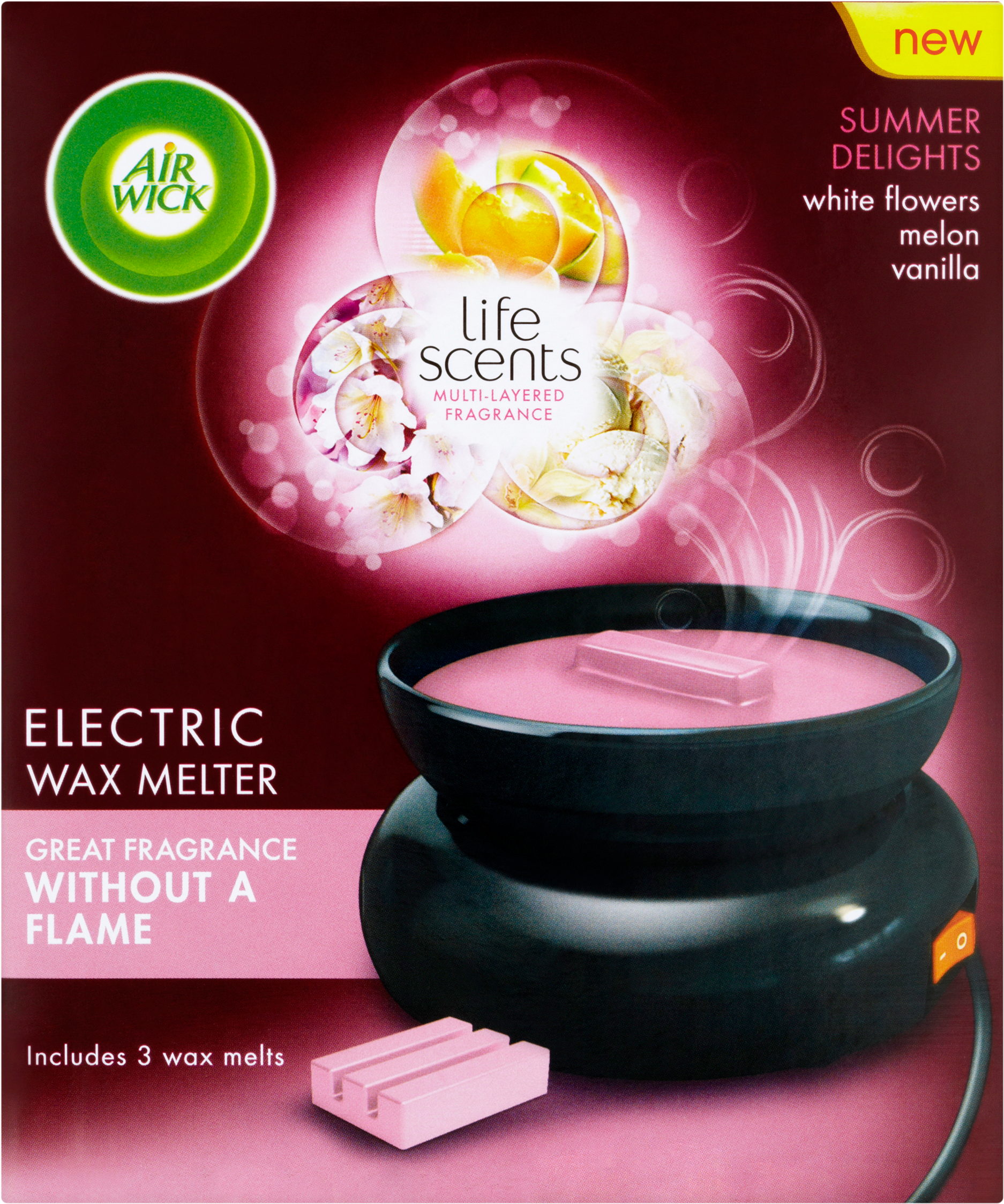 Air Wick Wax Melts Starter Kit Life Scents™ Summer - Air Wick Wax Melt Burner (2365x2365), Png Download