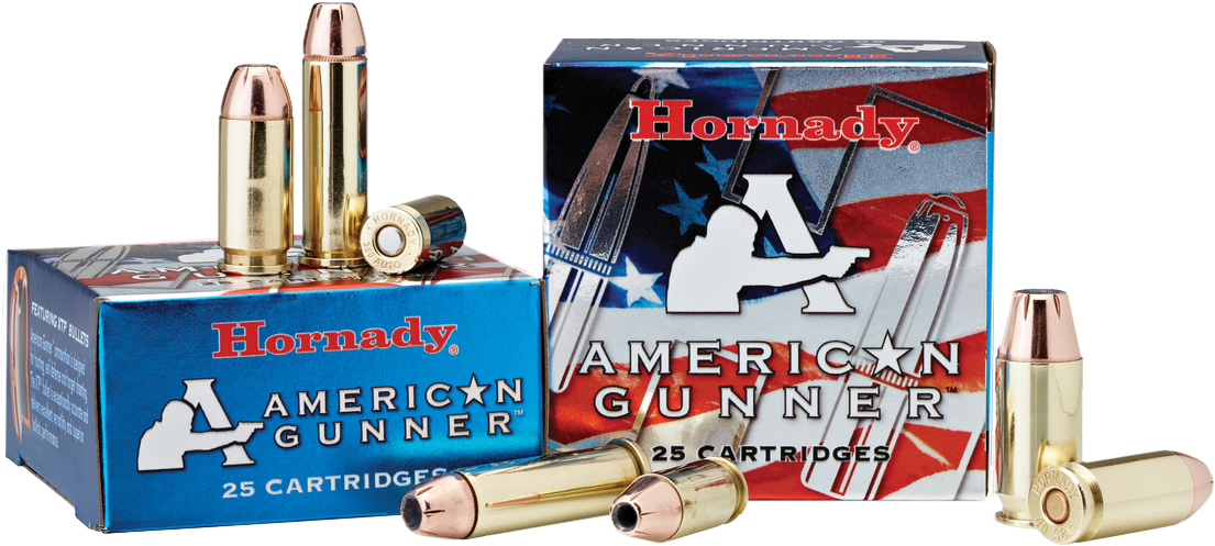 Horn 90104 Am Gun 380 90 25/10 - Hornady American Gunner (1136x517), Png Download