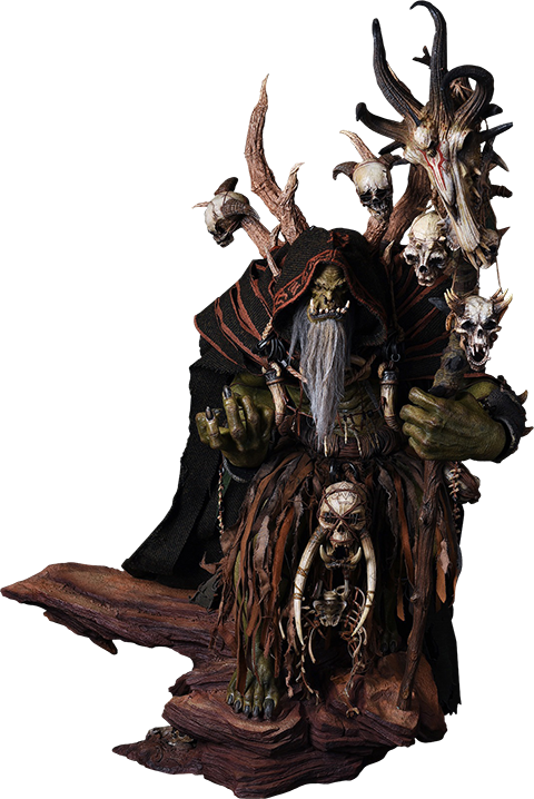 31" Warcraft Statue Guldan - Guldan (480x718), Png Download