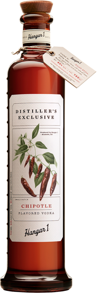 Chipotle Vodka - Hangar One Chipotle Vodka (340x1024), Png Download