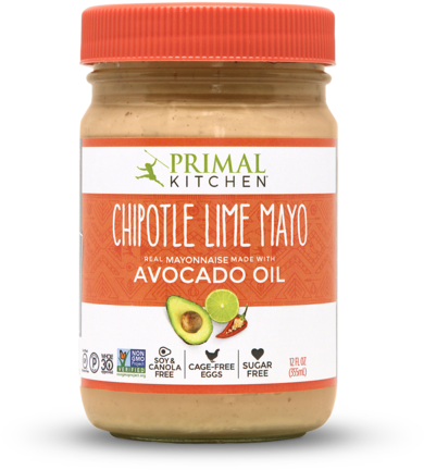 What's Inside - Primal Kitchen - Mayo Chipotle Lime - 12 Oz. (600x600), Png Download