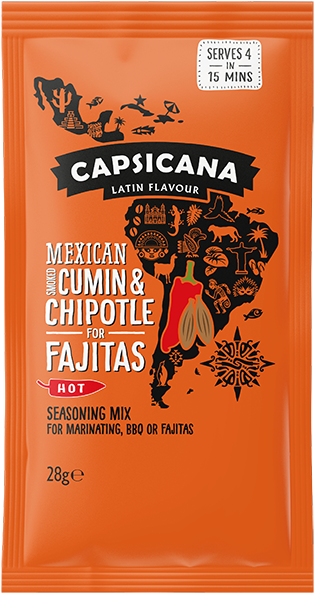 Capsicana Mexican Smoked Cumin & Chipotle - Capsicana (412x663), Png Download