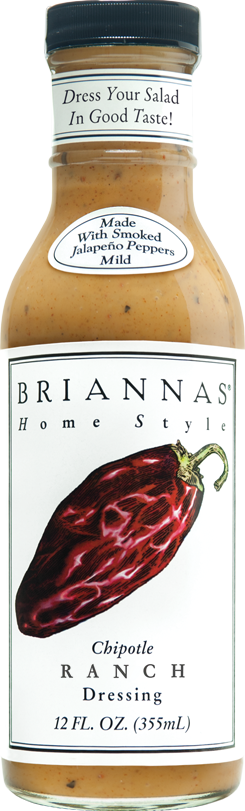 Chipotle Ranch - Briannas Dressing (245x811), Png Download