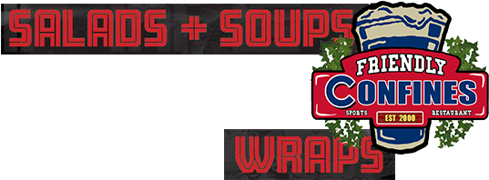 All Salads Are Made With Romaine Lettuce, Tomatoes, - Carmine (536x241), Png Download