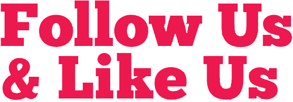 Follow Us Like Us - Like Us Follow Us (621x236), Png Download