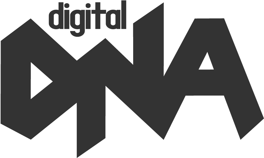 Digital Dna Square Logo Monotone - Graphic Design (1000x641), Png Download
