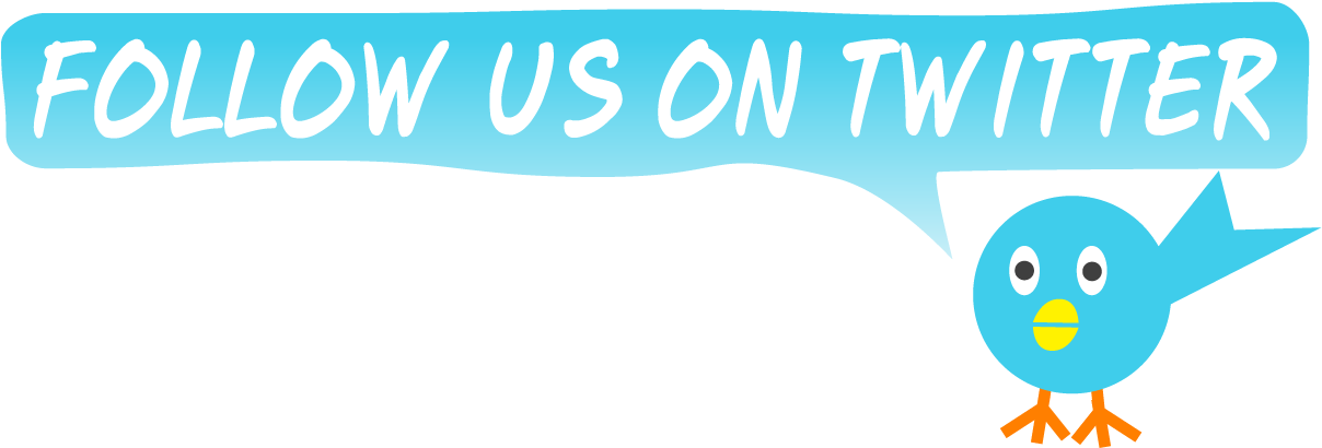 Picture - Twitter Follow Us Png (1100x363), Png Download