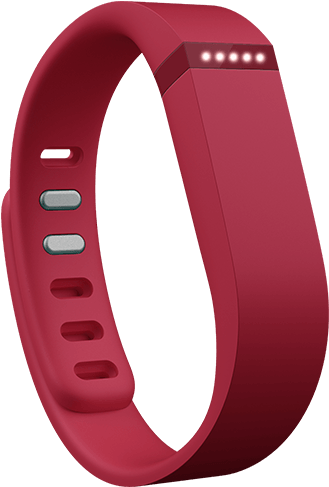 Fitbit Fitbit Accessories Red / Small Authentic Fitbit - Fitbit Black 'flex' Wireless Activity And Sleep Tracker (520x600), Png Download