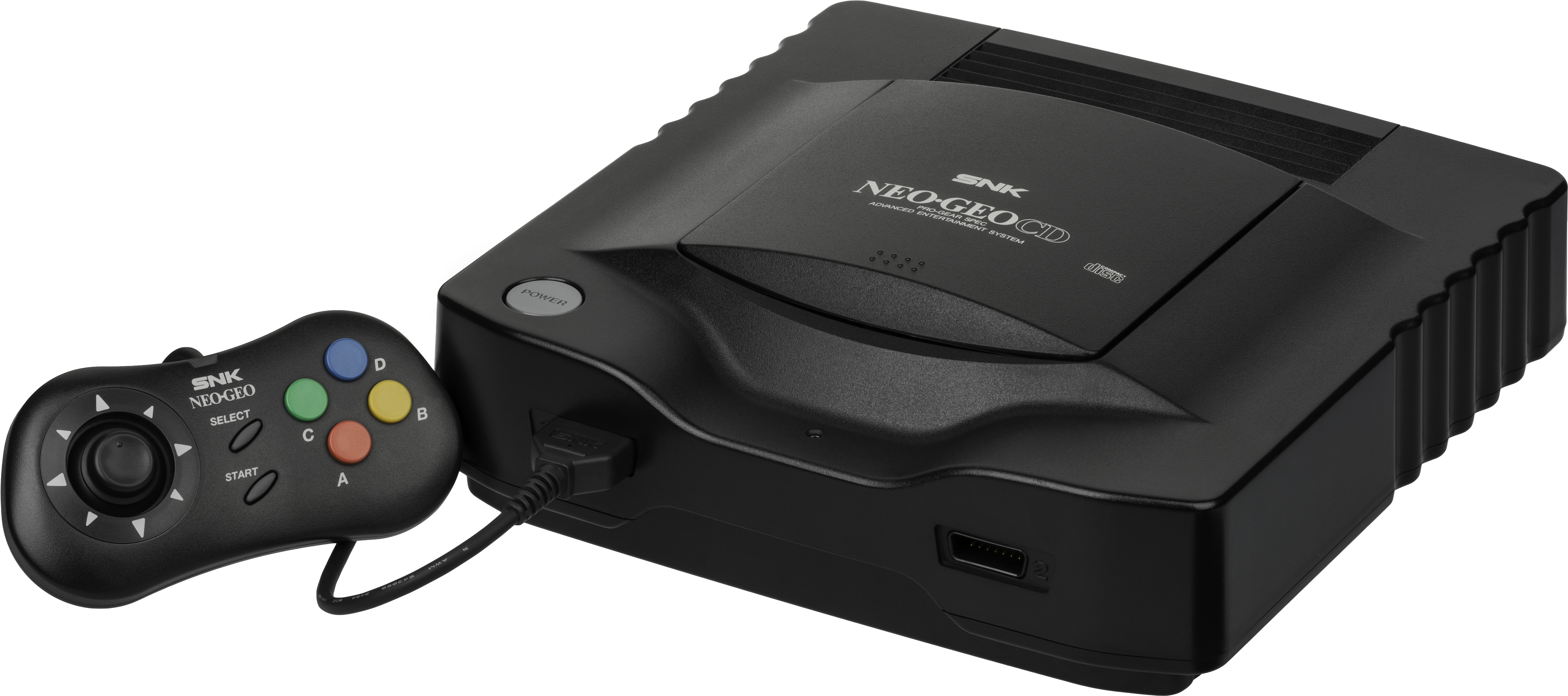 Neo Geo Cd Toploader Wcontroller Fl - Video Game Neo Geo (5820x2790), Png Download