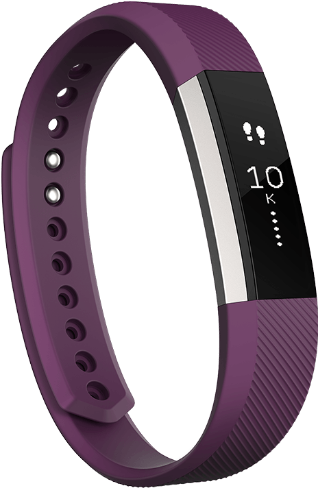 Personal Style In A Slim Design - Fitbit Alta - Classic Band - Arm Band - Plum - (1080x920), Png Download