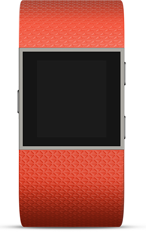 Fitbit Surge Blue - Fitbit Surge (300x477), Png Download