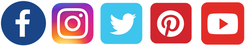 Socials 3 - Social Media Image Sizes 2018 (865x230), Png Download