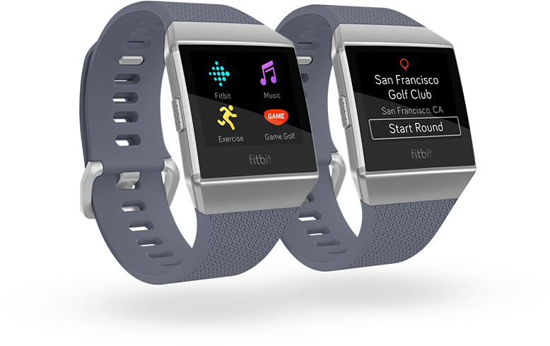 Choose From 36,000 Courses Globally - Fitbit Ionic Slate Blue/burnt Orange (778x489), Png Download