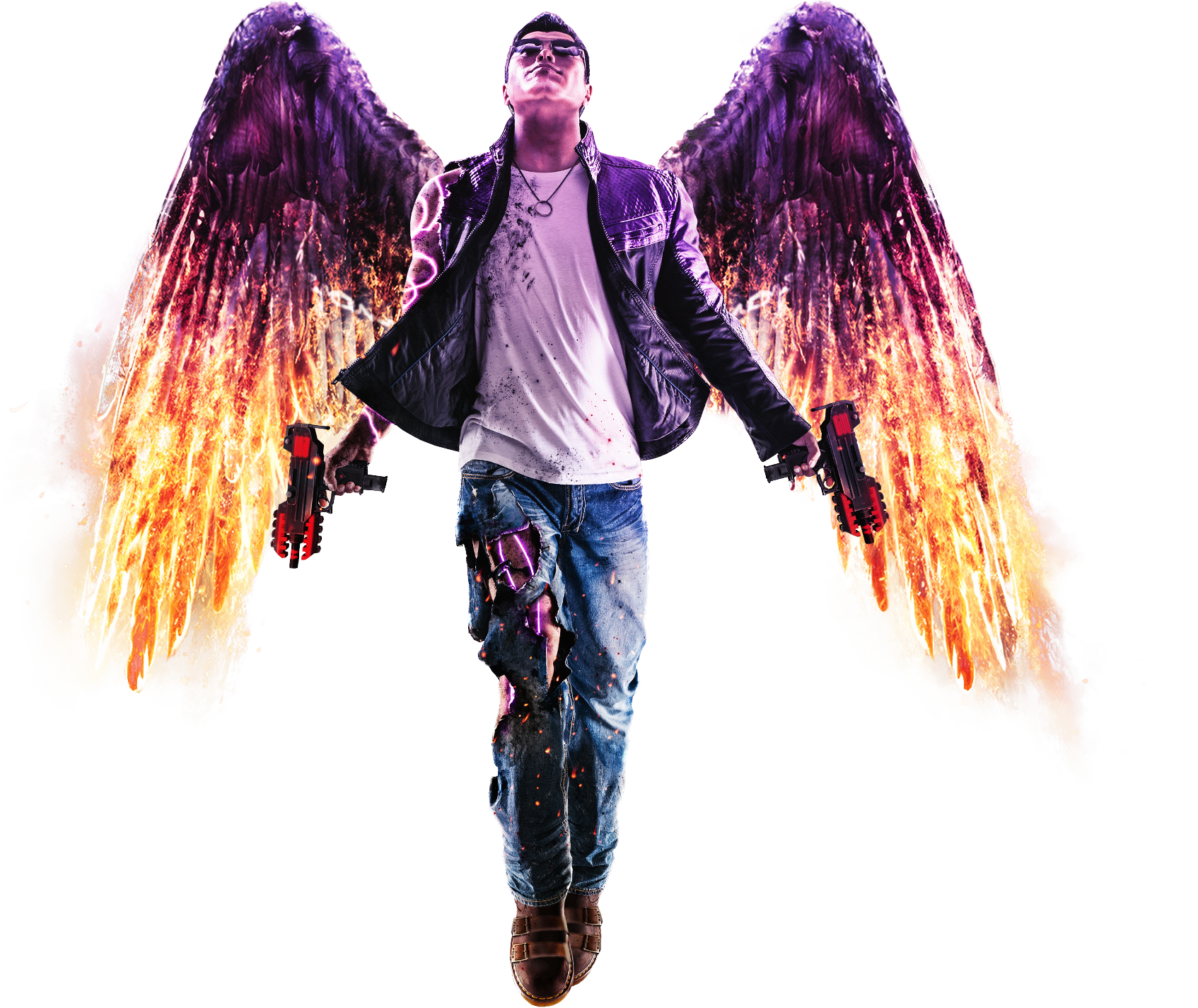 Saints Row Gat Out Of Hell Johny Gat Render (1694x1425), Png Download
