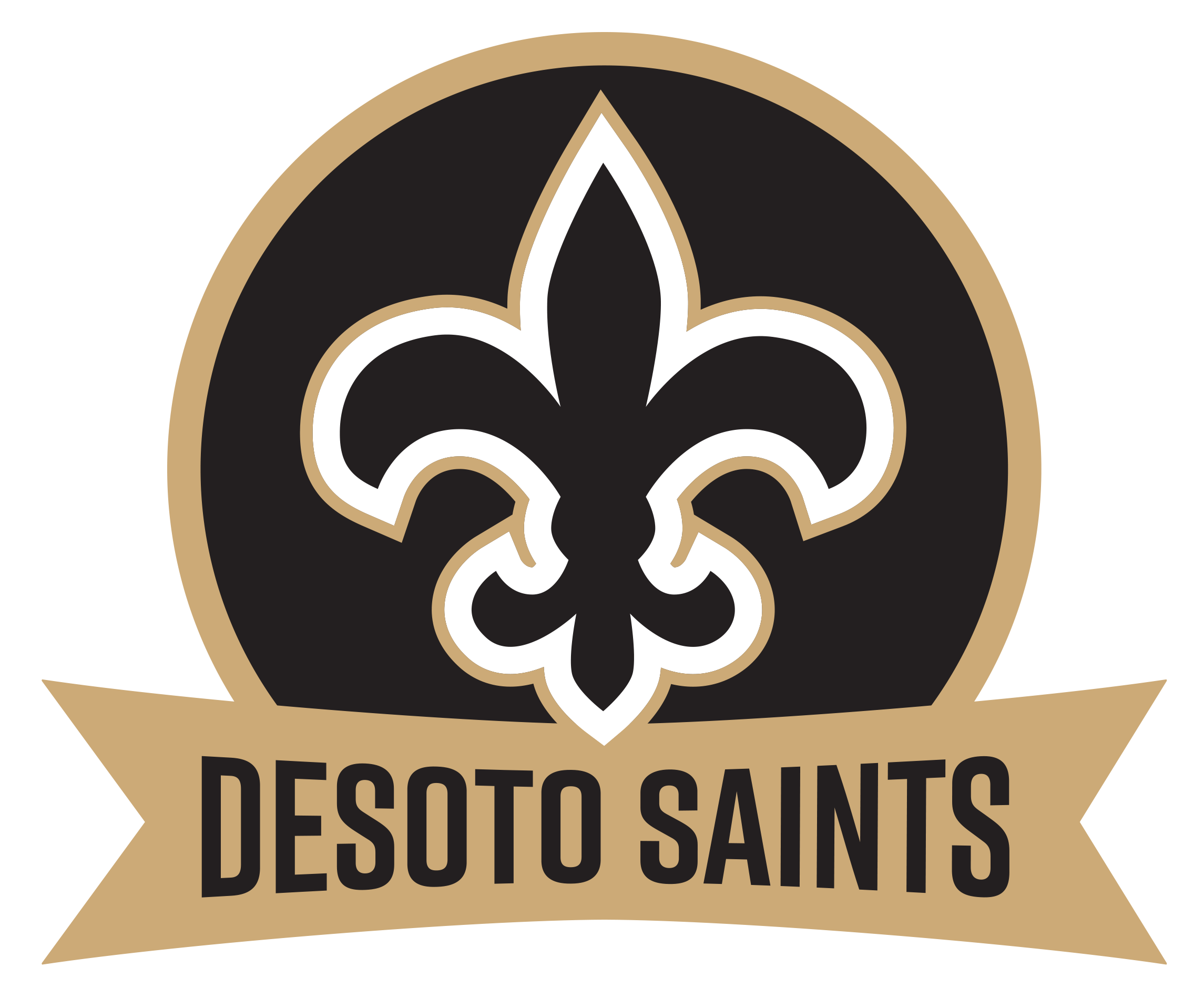 Desoto Saints Team Logo - Memphis (2550x2550), Png Download