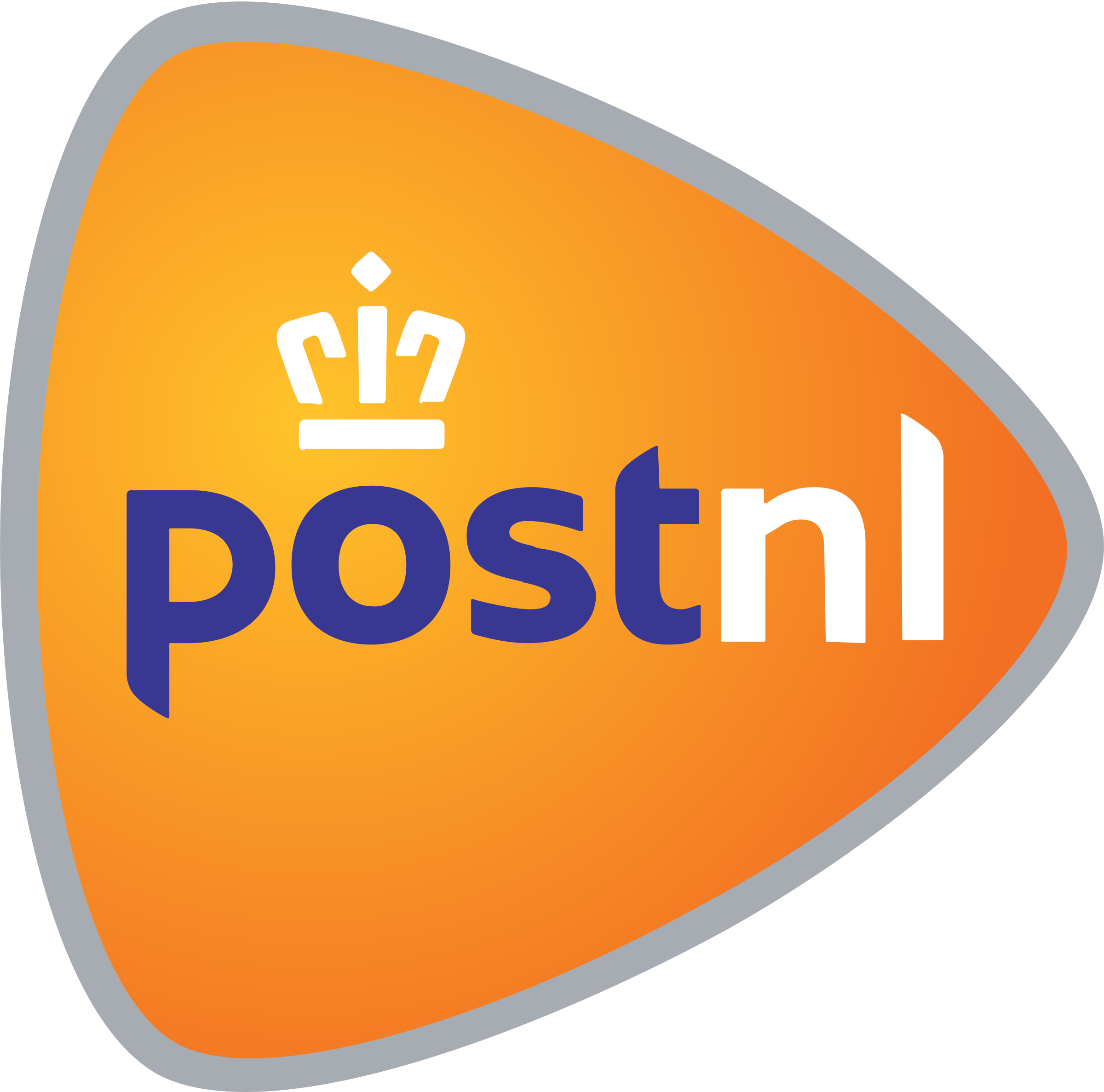 Postnl Logo Png Transparent - Company Logo Postnl (2400x2374), Png Download
