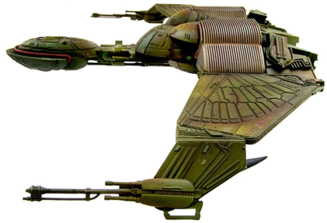 Star Trek Bird Of Prey Ship - Bird Of Prey Star Trek Png (480x345), Png Download