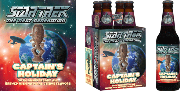 The - Star Trek Captain's Holiday Beer (590x301), Png Download