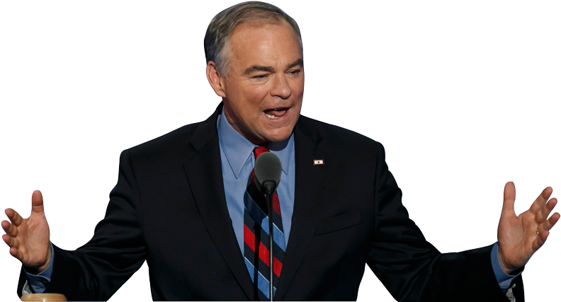 Tim Kaine - Tim Kaine No Background (800x434), Png Download