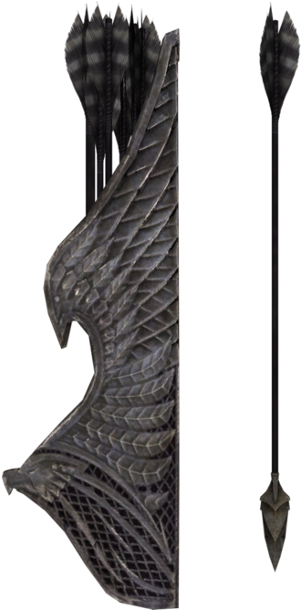 Http - //images4 - Wikia - Nocookie - Net/ - Png/500px-aurielsarrow - Skyrim Sunhallowed Arrows (500x667), Png Download