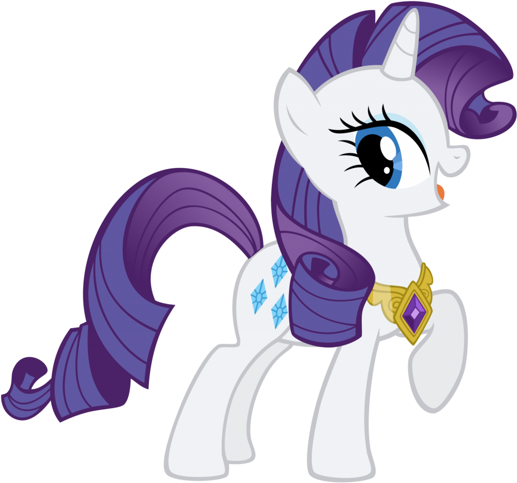 Rarity Png High Quality Image - Pony Friendship Is Magic Rarity (1024x956), Png Download